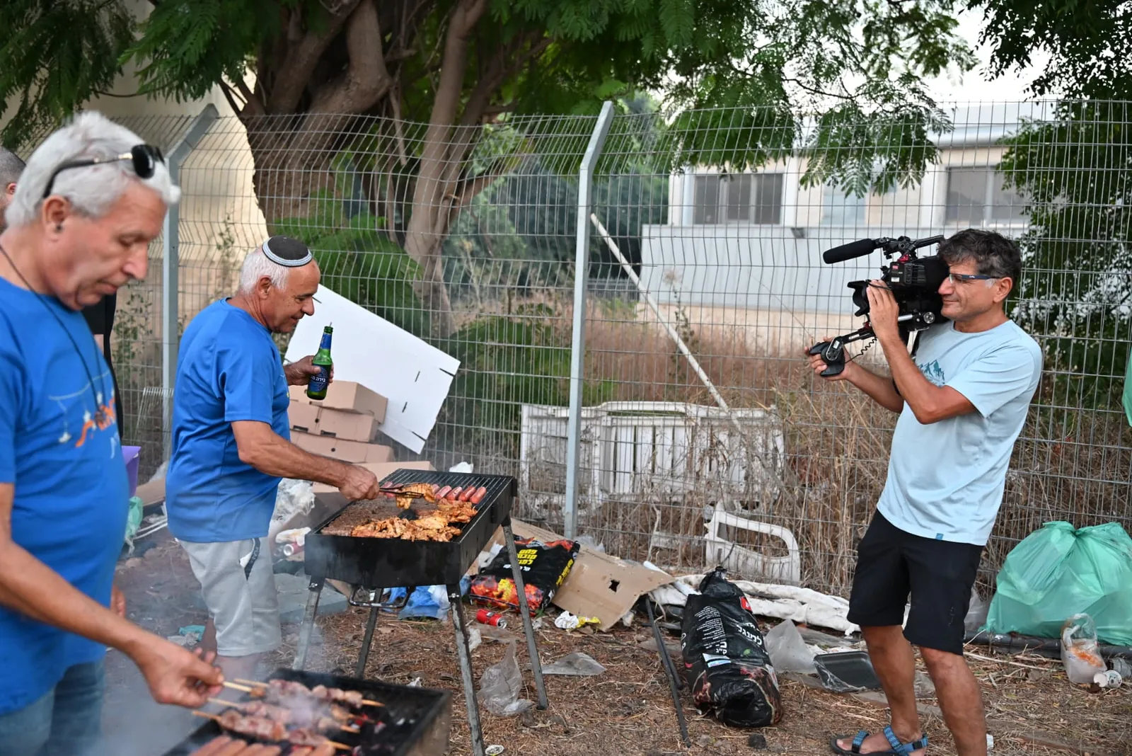Grill masters at work behind the scenes