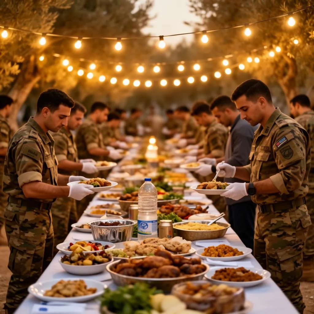 An evening of appreciation with warm food and community gathering