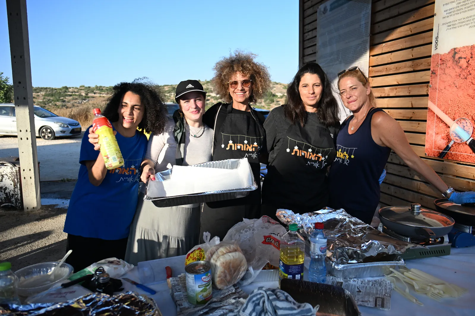 Volunteer team serving at the appreciation evening